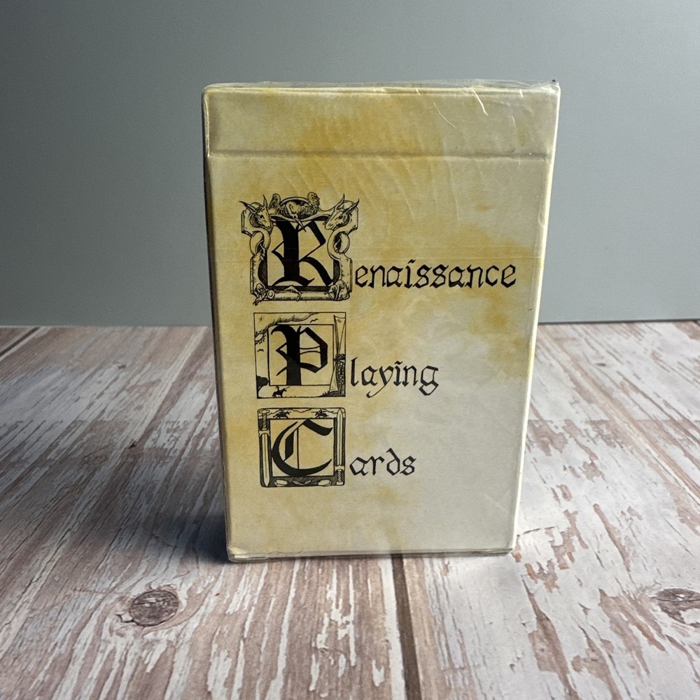 Renaissance Playing Cards New Sealed by Maxim Hurwicz 2002 54 Drawings.